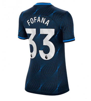 Chelsea Wesley Fofana #33 Udebanetrøje Dame 2023-24 Kort ærmer